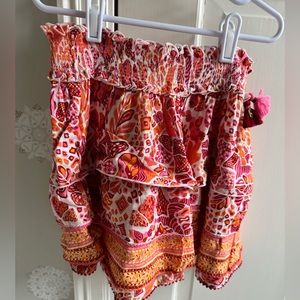 Poupette St Barth Size 10 girls ruffle skirt NWT